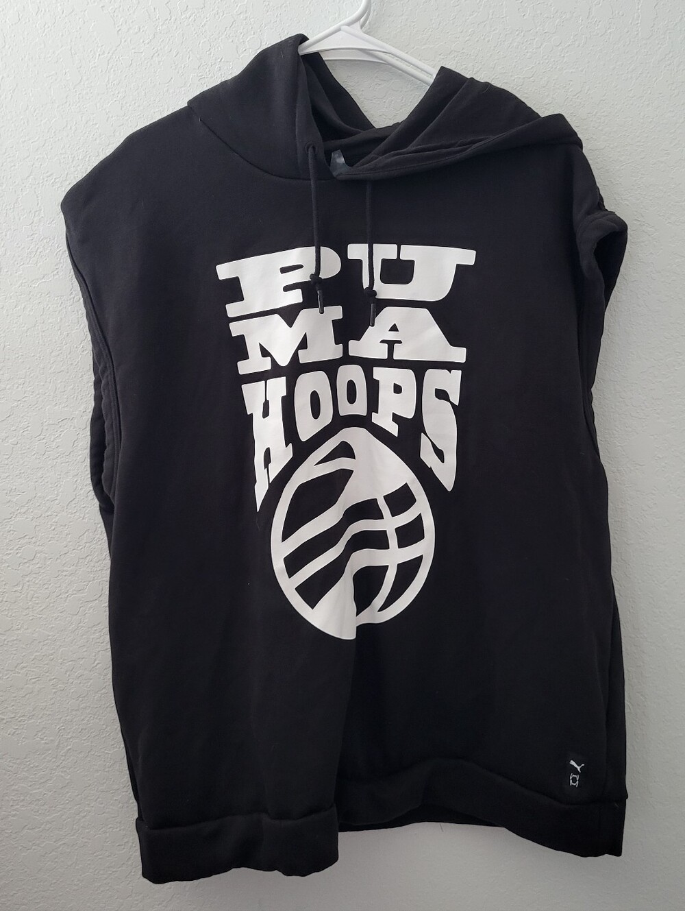 Puma Hoops Posterize 2.0 Sleeveless Hoodie Black XXL